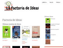 Tablet Screenshot of lafactoriadeideas.es